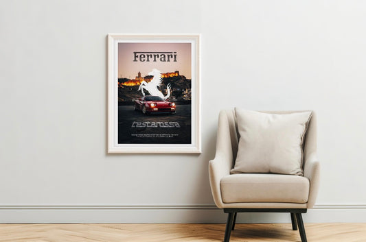Cuadro Decorativo Ferrari