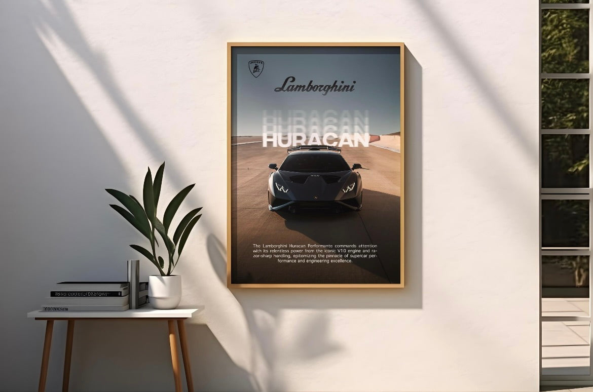 Cuadro Decorativo Lamborghini Huracán