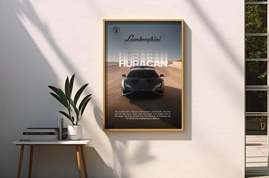 Cuadro Decorativo Lamborghini Huracán