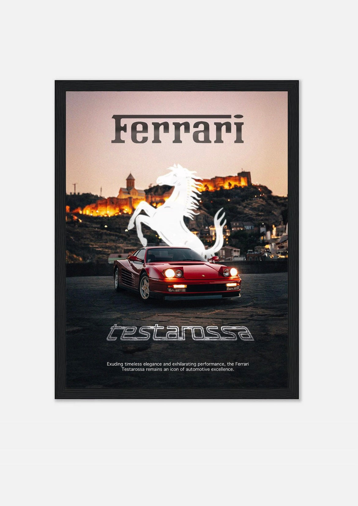 Cuadro Decorativo Ferrari